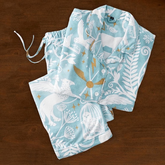 Harry Potter Christmas Pottery Barn Teen Pajamas - Picture 2 of 5